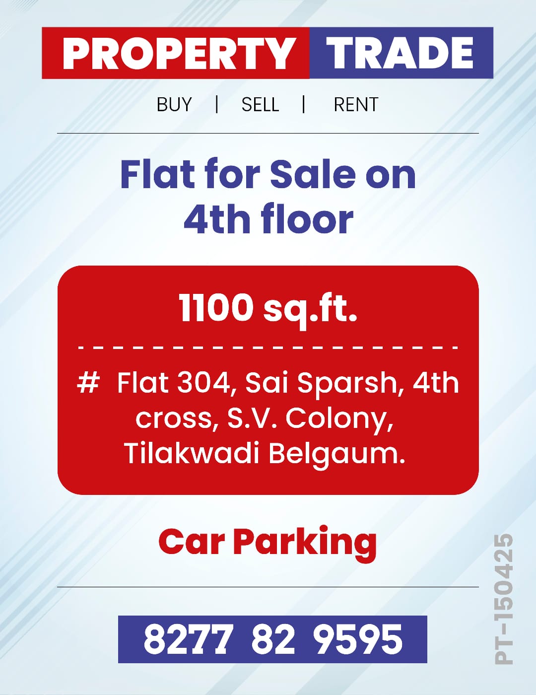 1100 Sq. Ft. Flat for Sale – Tilakwadi
